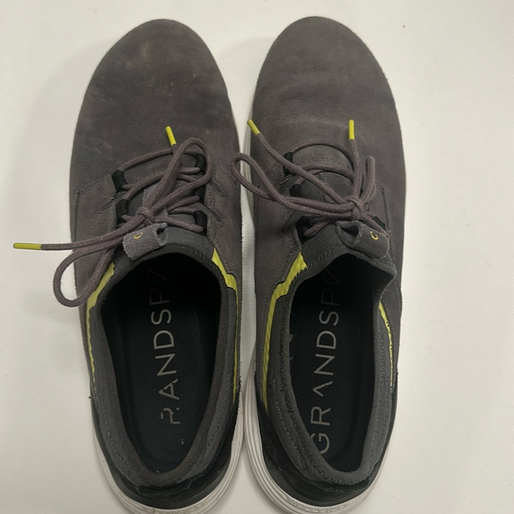 Cole Haan Grey suede like sneakers